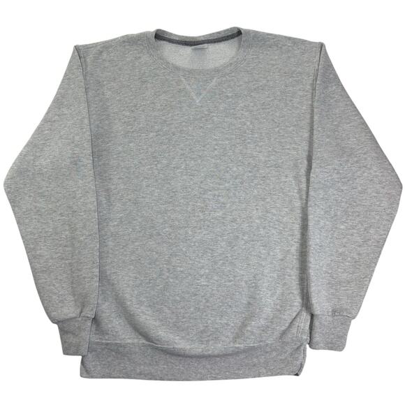 Vintage Russell Athletic Blank Crewneck Men's Large Athletic Grey Sweatshirt - Picture 1 of 4